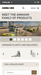 Mobile Screenshot of ammann-group.com